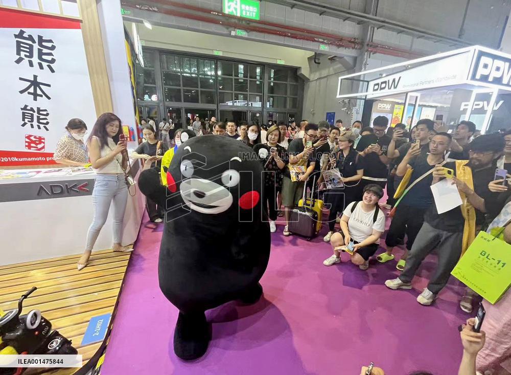 Kumamon at event in Taiwan