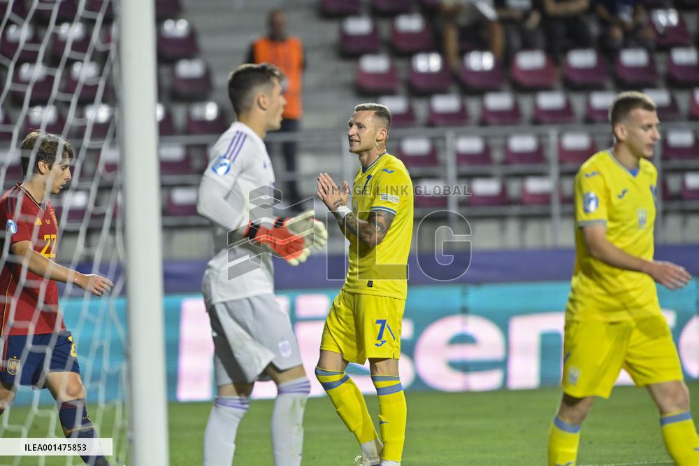Ukraine 2-2 Spain in U21 EURO match