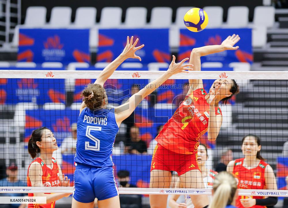 (SP)SOUTH KOREA-SUWON-VOLLEYBALL-NATIONS LEAGUE-CHN VS SRB