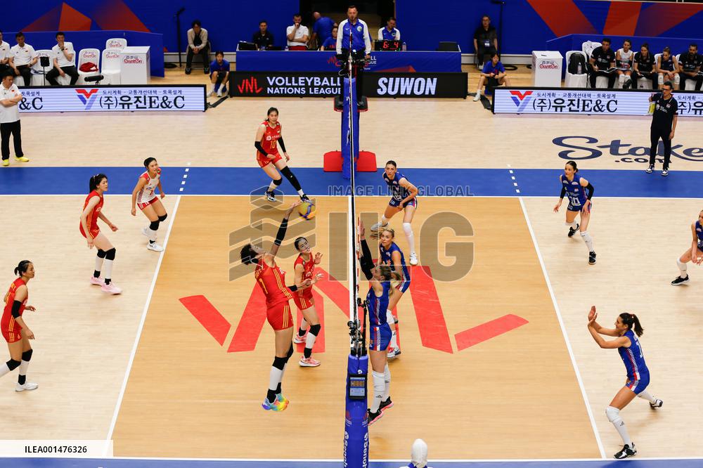 (SP)SOUTH KOREA-SUWON-VOLLEYBALL-NATIONS LEAGUE-CHN VS SRB
