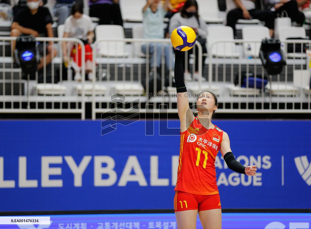 (SP)SOUTH KOREA-SUWON-VOLLEYBALL-NATIONS LEAGUE-CHN VS SRB