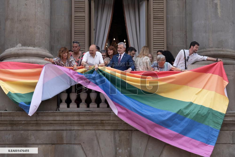 Barcelona Celebrates International LGTBI Pride Day