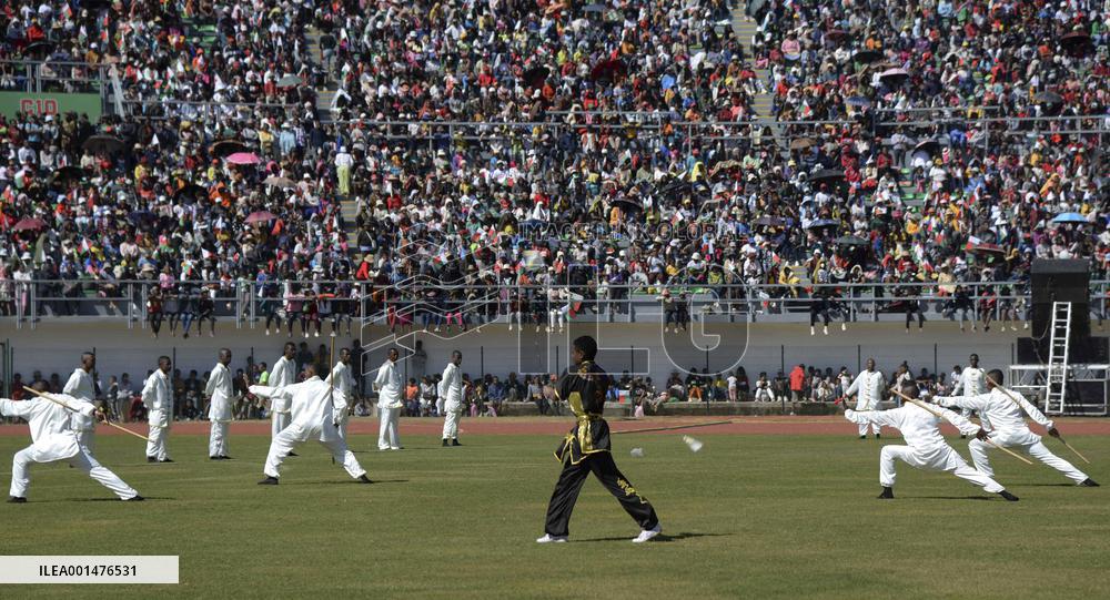 MADAGASCAR-ANTANANARIVO-CHINESE MARTIAL ARTS-PERFORMANCE
