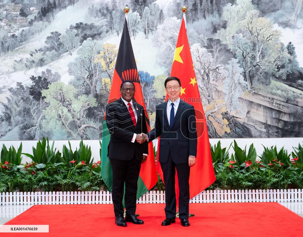 CHINA-HUNAN-CHANGSHA-HAN ZHENG-MALAWIAN PRESIDENT-MEETING (CN)