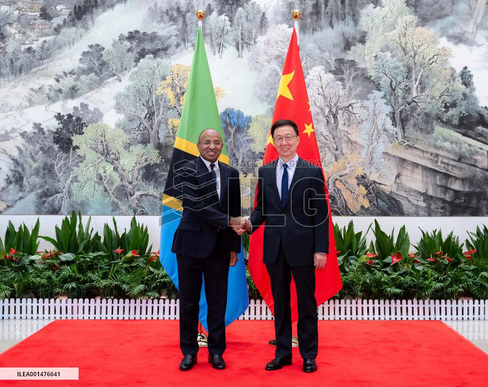 CHINA-HUNAN-CHANGSHA-HAN ZHENG-TANZANIA'S ZANZIBAR PRESIDENT-MEETING (CN)