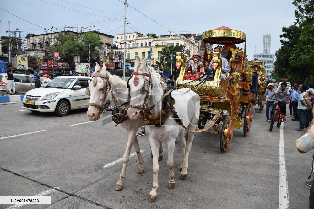 Hindus Celebrate Ulta-Rath Yatra - India