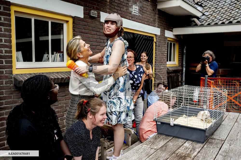 Queen Maxima Visit To Residential Area - Netherlands