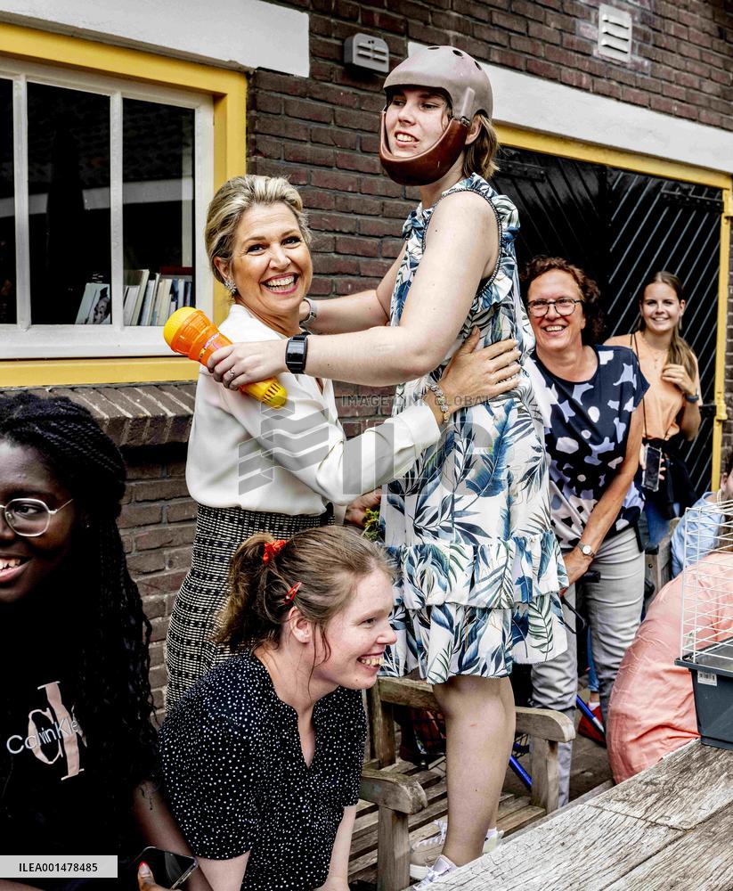 Queen Maxima Visit To Residential Area - Netherlands