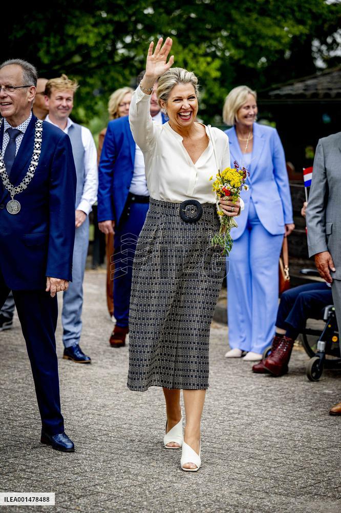 Queen Maxima Visit To Residential Area - Netherlands