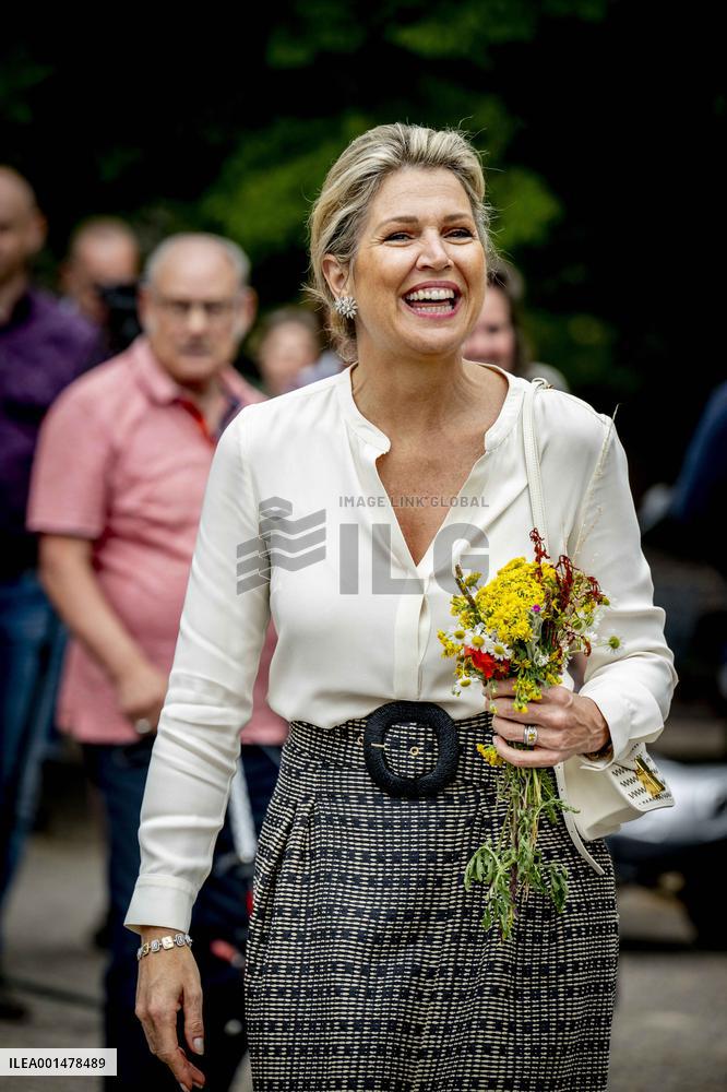 Queen Maxima Visit To Residential Area - Netherlands