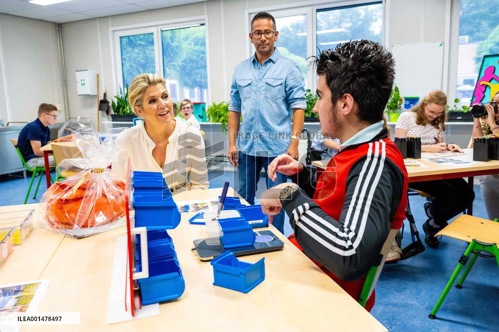 Queen Maxima Visit To Residential Area - Netherlands