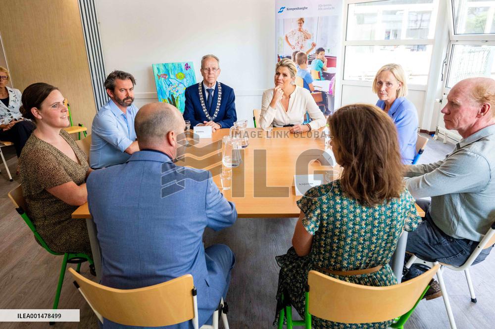 Queen Maxima Visit To Residential Area - Netherlands