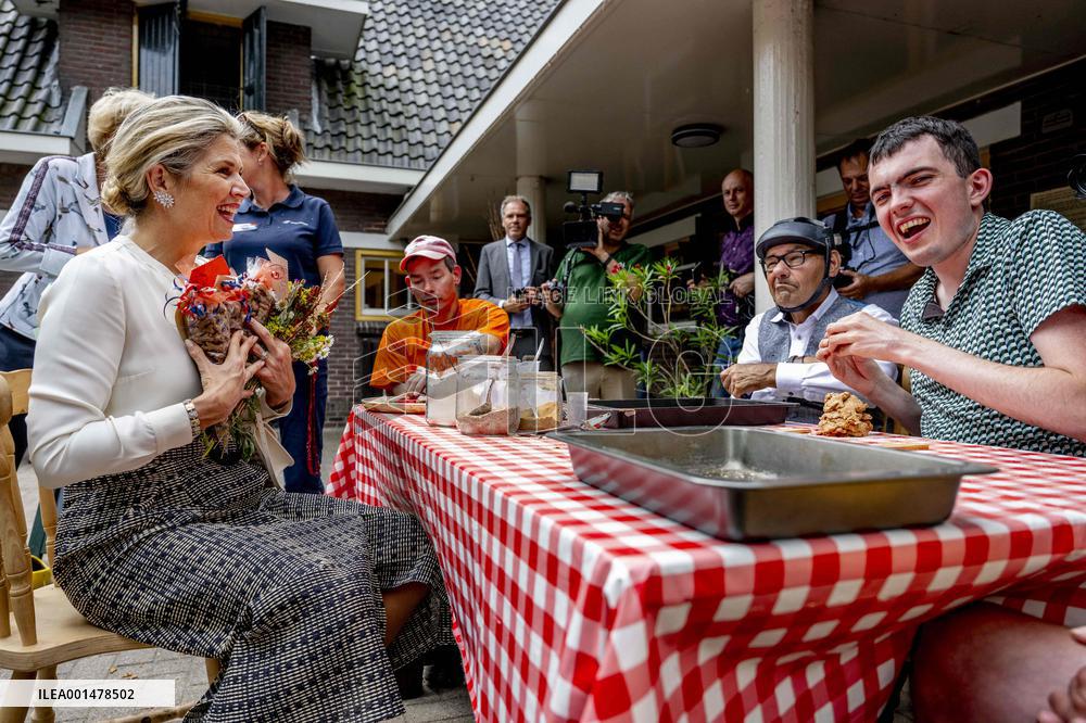 Queen Maxima Visit To Residential Area - Netherlands