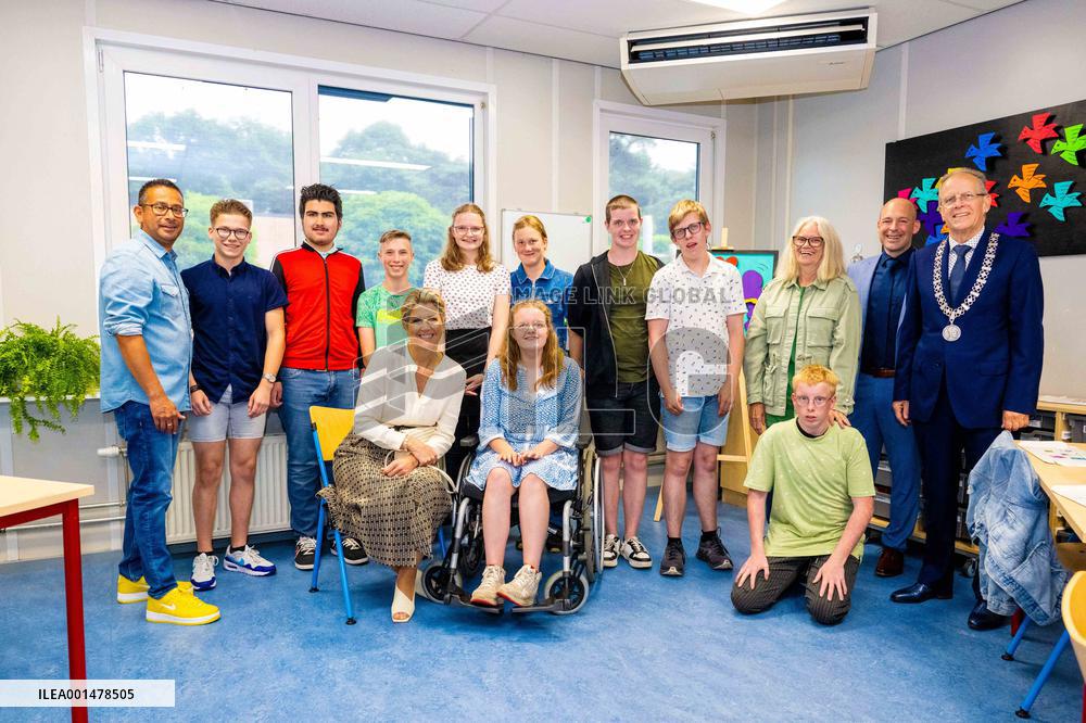 Queen Maxima Visit To Residential Area - Netherlands