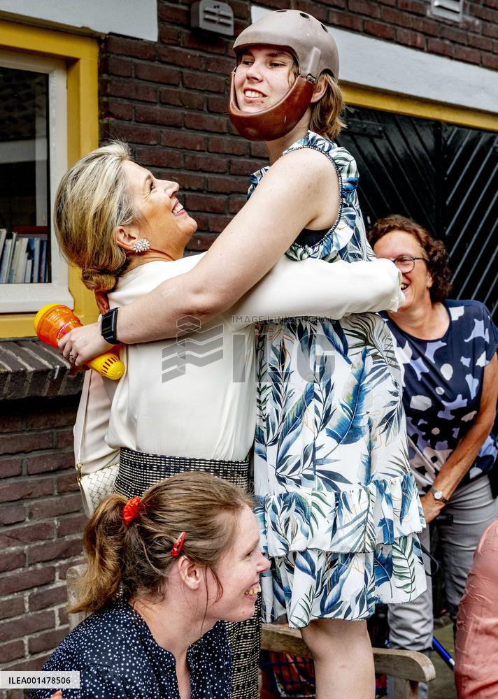 Queen Maxima Visit To Residential Area - Netherlands