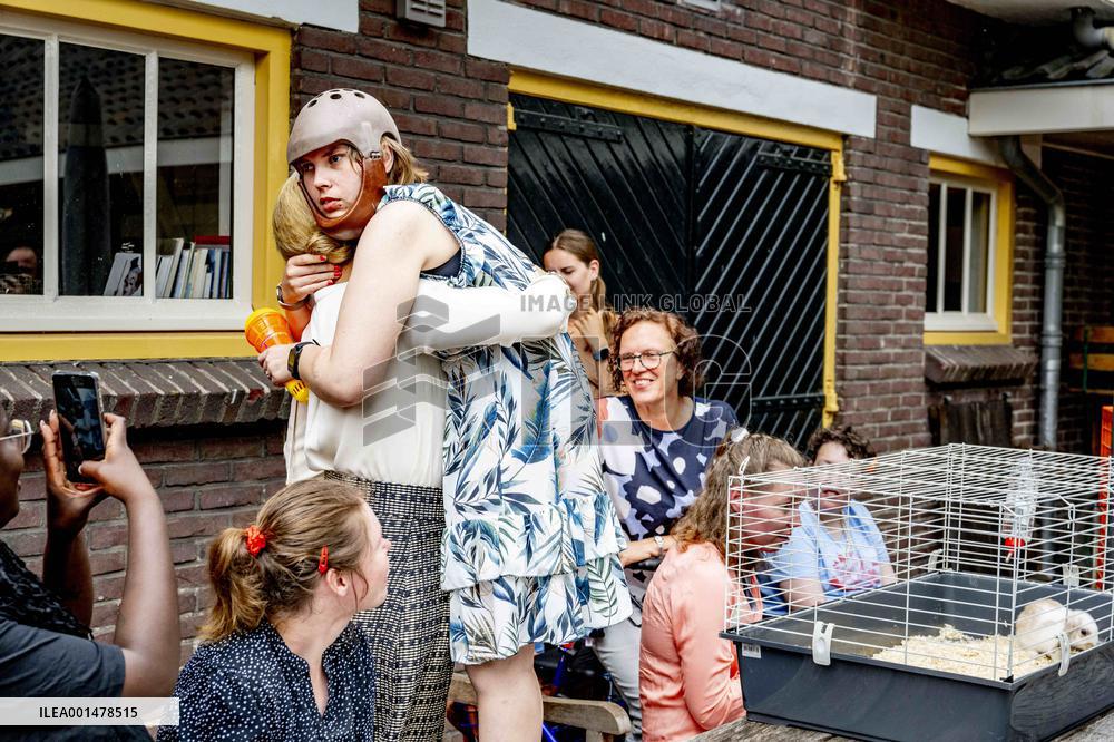 Queen Maxima Visit To Residential Area - Netherlands