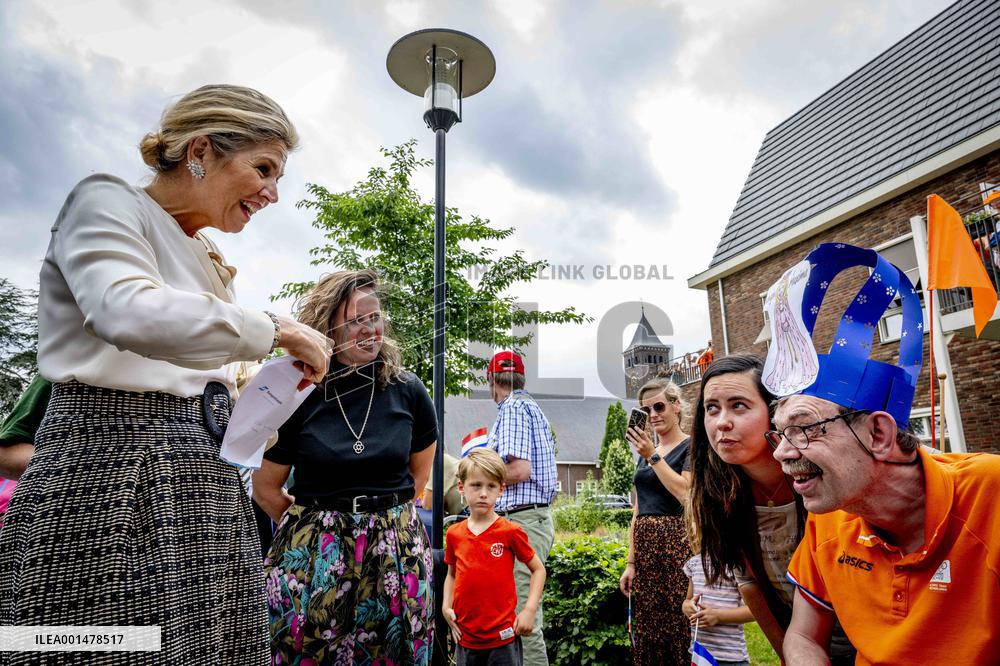 Queen Maxima Visit To Residential Area - Netherlands