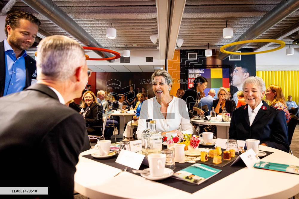 Queen Maxima Visit To Residential Area - Netherlands