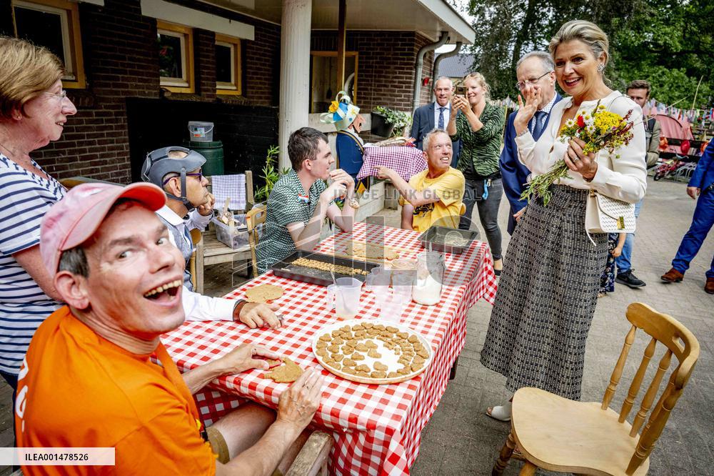 Queen Maxima Visit To Residential Area - Netherlands