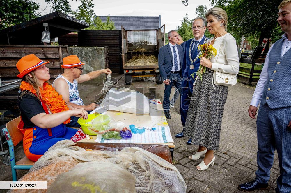 Queen Maxima Visit To Residential Area - Netherlands