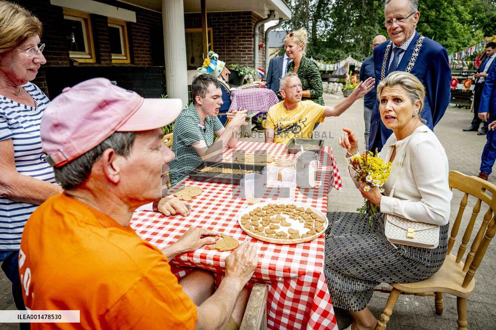 Queen Maxima Visit To Residential Area - Netherlands