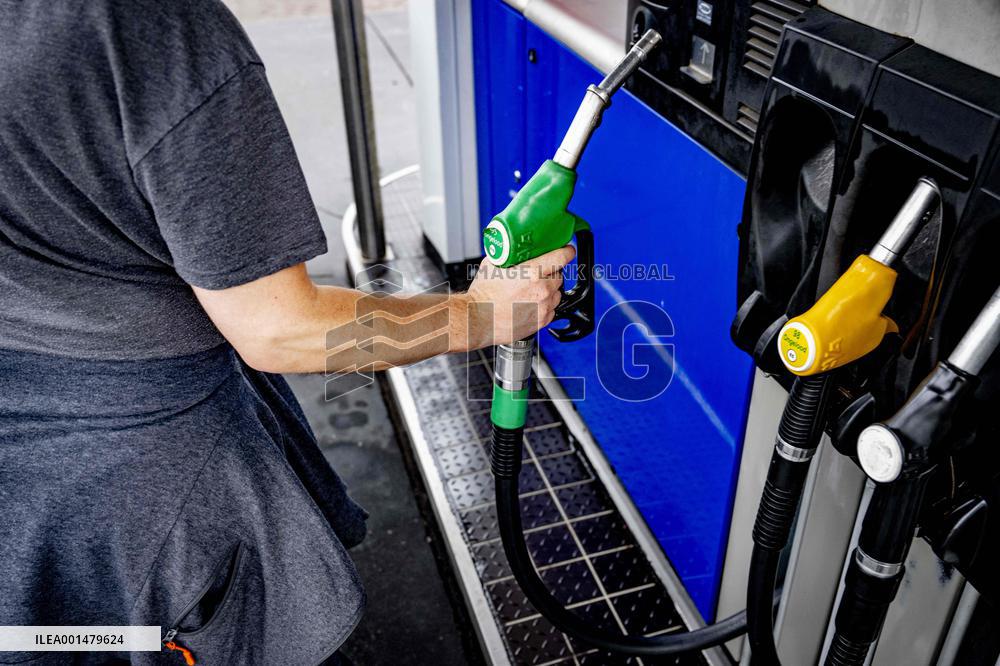 People Refueling At Gas Station - Rotterdam
