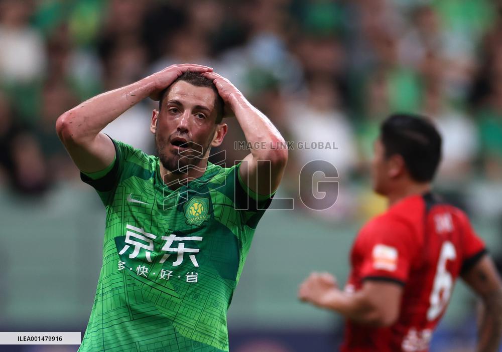 (SP)CHINA-BEIJING-FOOTBALL-CSL-BEIJING GUOAN VS SHANGHAI PORT (CN)