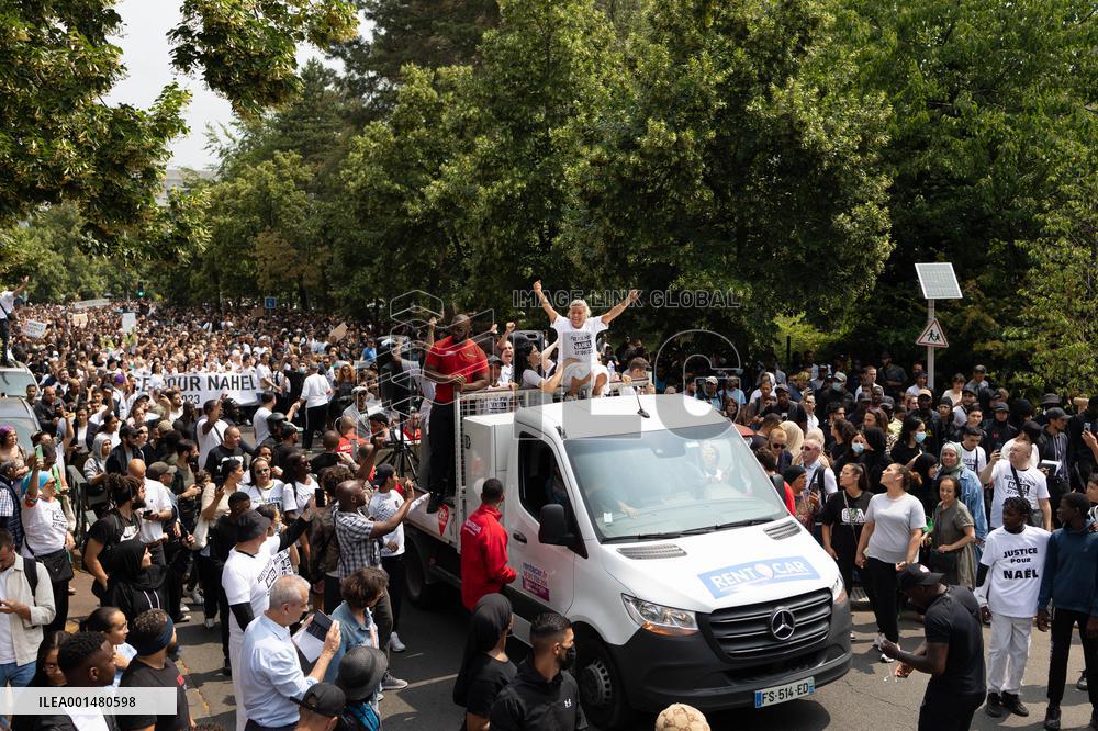 Commemoration march for Nahel - Nanterre
