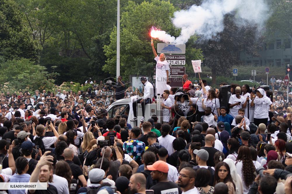 Commemoration march for Nahel - Nanterre
