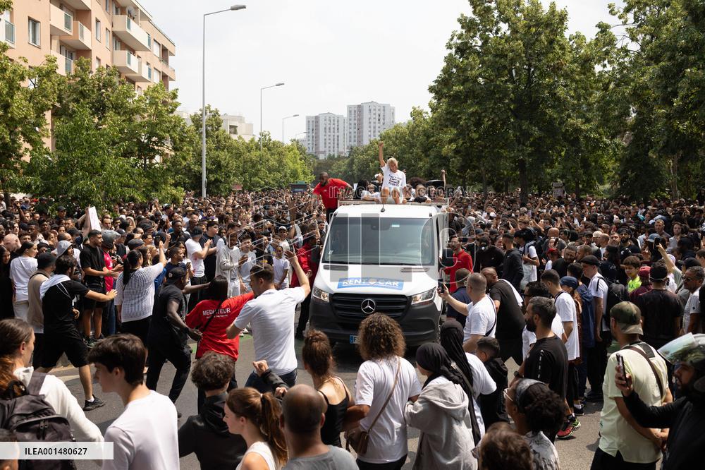 Commemoration march for Nahel - Nanterre