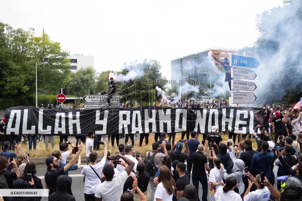 Commemoration march for Nahel - Nanterre