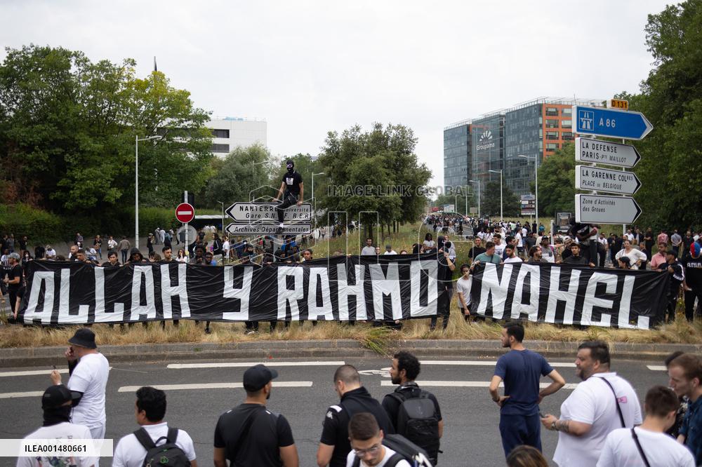 Commemoration march for Nahel - Nanterre