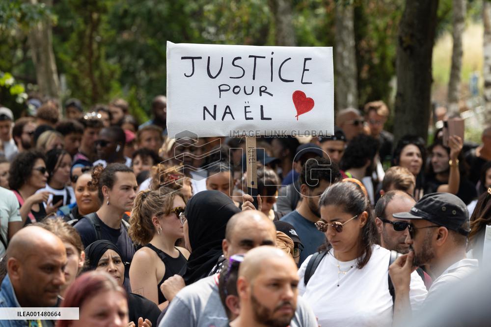 Commemoration march for Nahel - Nanterre