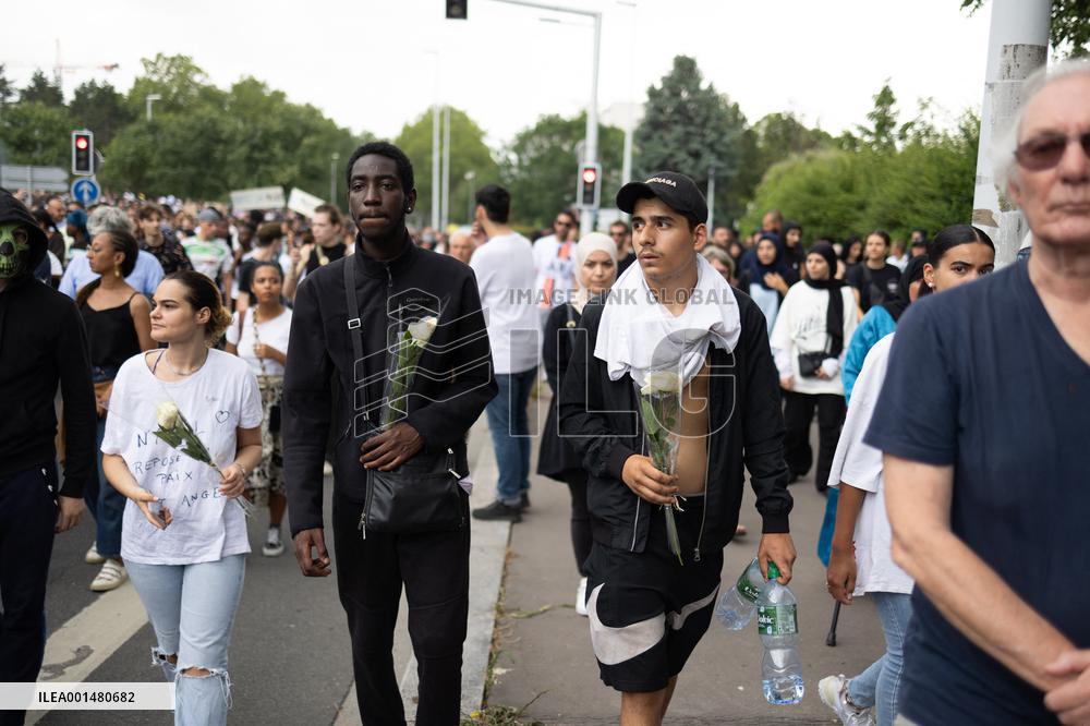 Commemoration march for Nahel - Nanterre