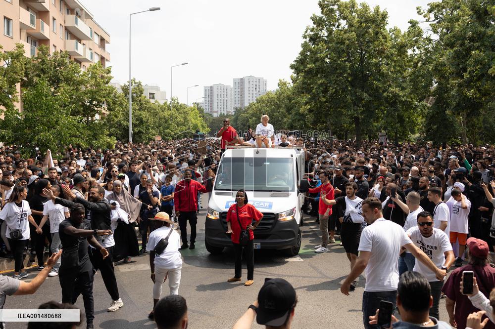 Commemoration march for Nahel - Nanterre