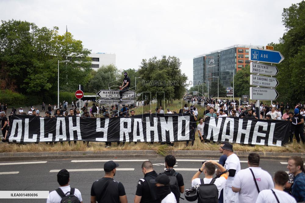 Commemoration march for Nahel - Nanterre