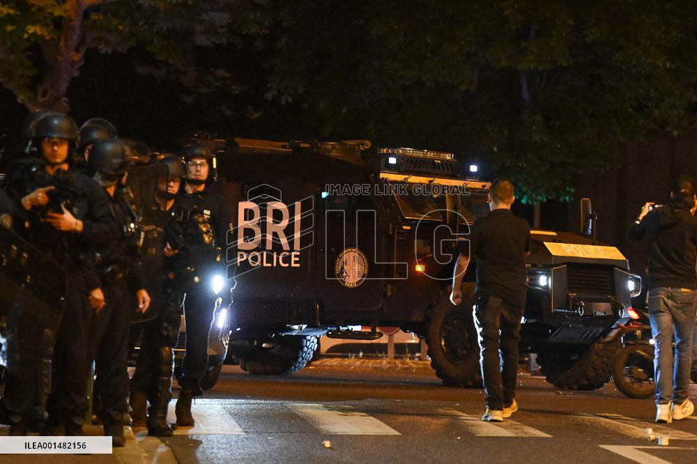 BRI Oppose Rioters - Nanterre