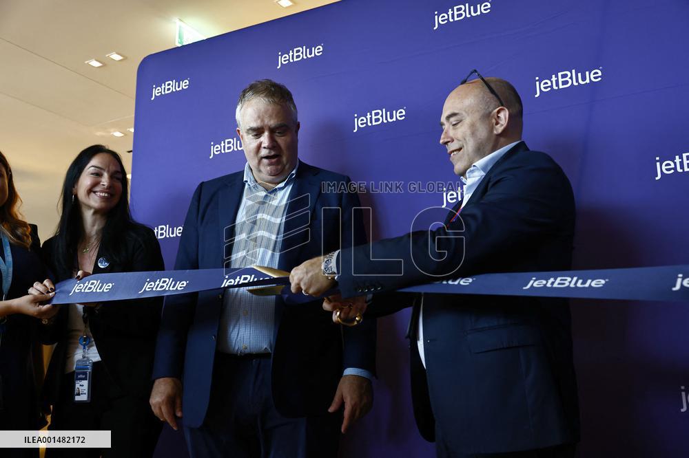 Jetblue Airbus A321 Neo Transatlantic Flight Inauguration - Paris
