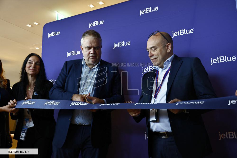 Jetblue Airbus A321 Neo Transatlantic Flight Inauguration - Paris