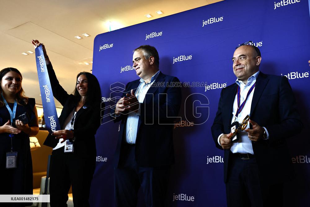 Jetblue Airbus A321 Neo Transatlantic Flight Inauguration - Paris