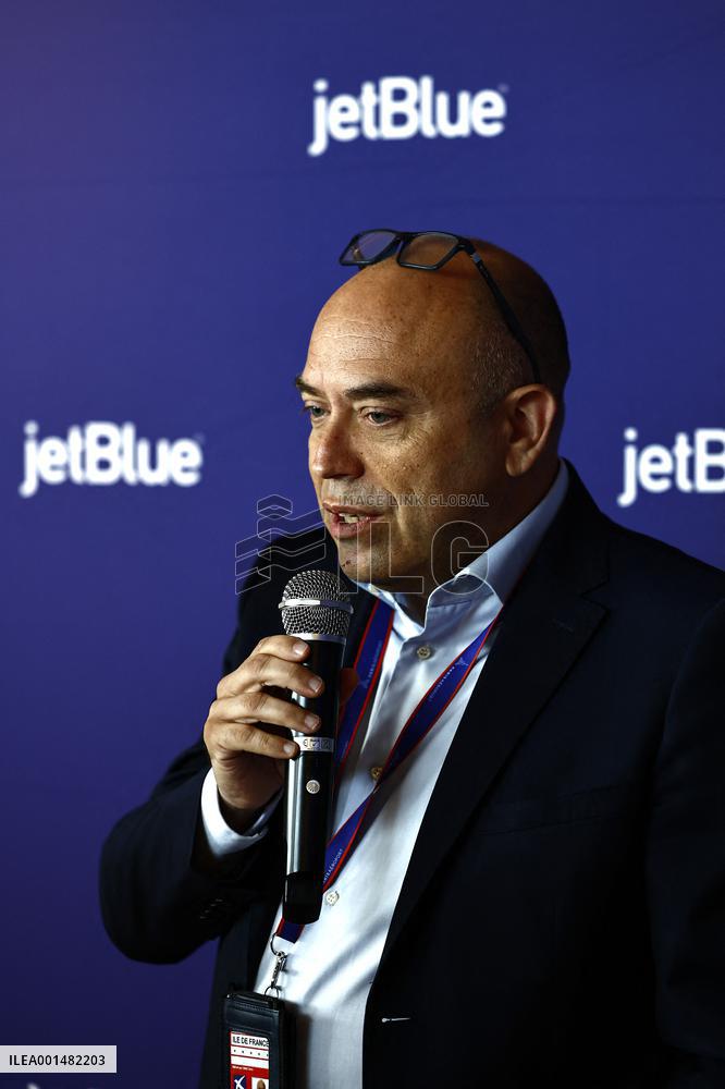 Jetblue Airbus A321 Neo Transatlantic Flight Inauguration - Paris