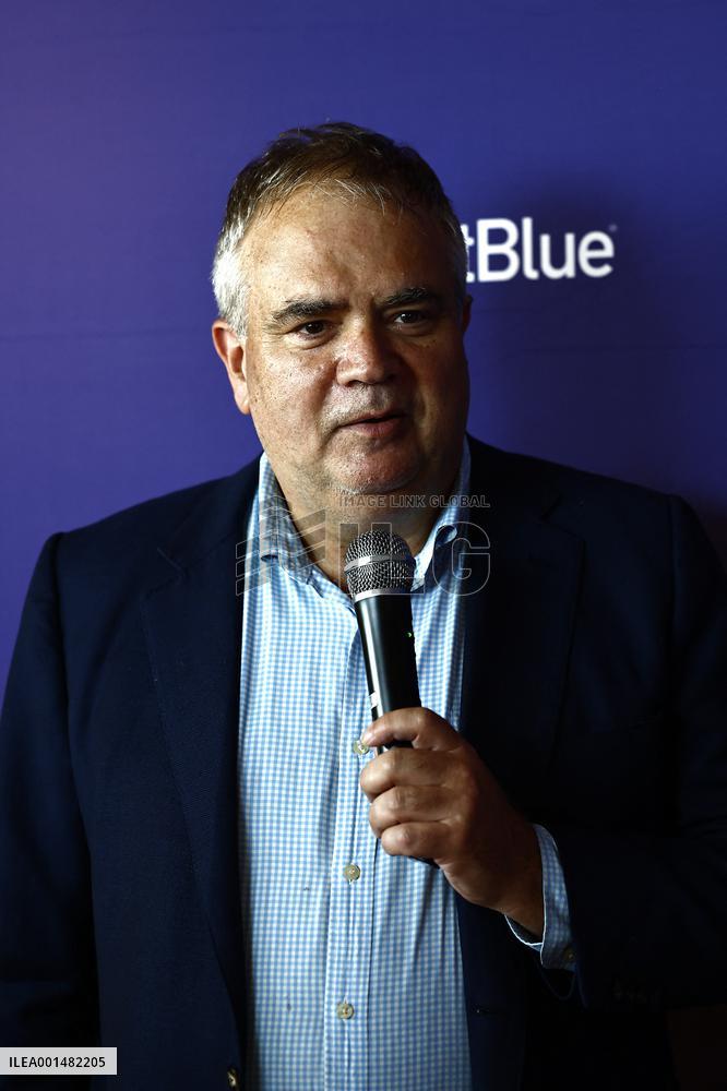 Jetblue Airbus A321 Neo Transatlantic Flight Inauguration - Paris