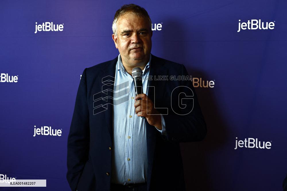 Jetblue Airbus A321 Neo Transatlantic Flight Inauguration - Paris