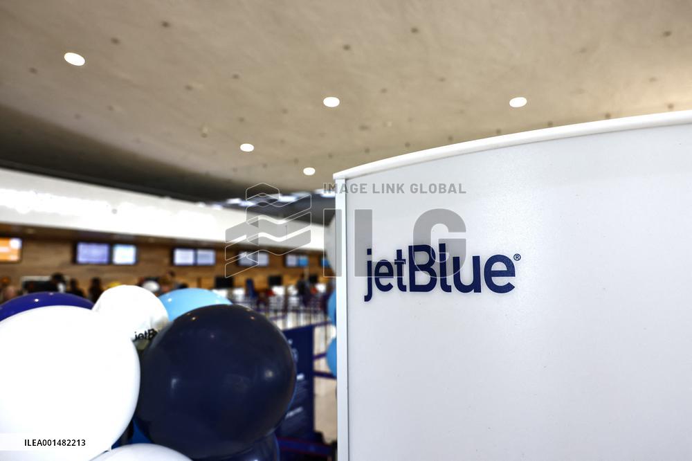 Jetblue Airbus A321 Neo Transatlantic Flight Inauguration - Paris