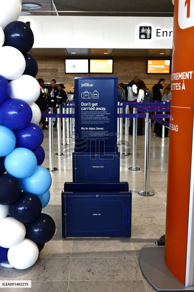 Jetblue Airbus A321 Neo Transatlantic Flight Inauguration - Paris