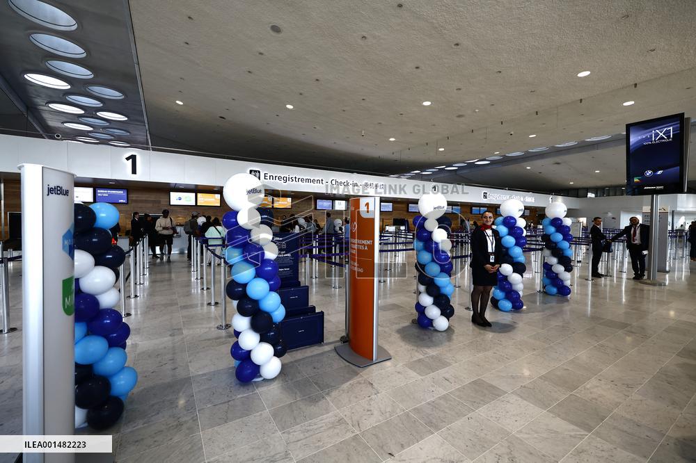 Jetblue Airbus A321 Neo Transatlantic Flight Inauguration - Paris