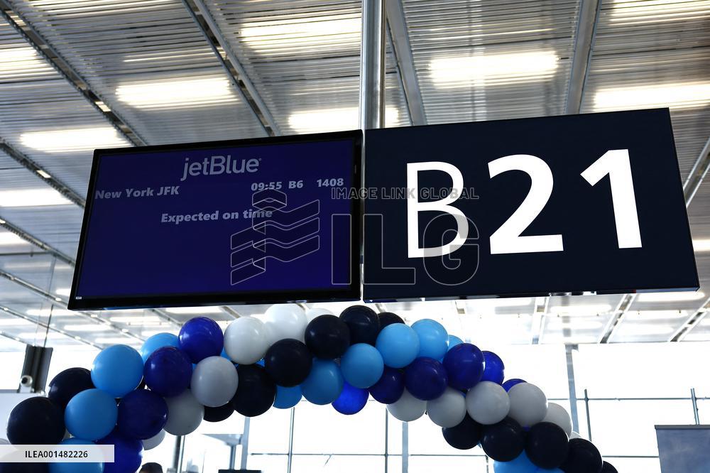 Jetblue Airbus A321 Neo Transatlantic Flight Inauguration - Paris