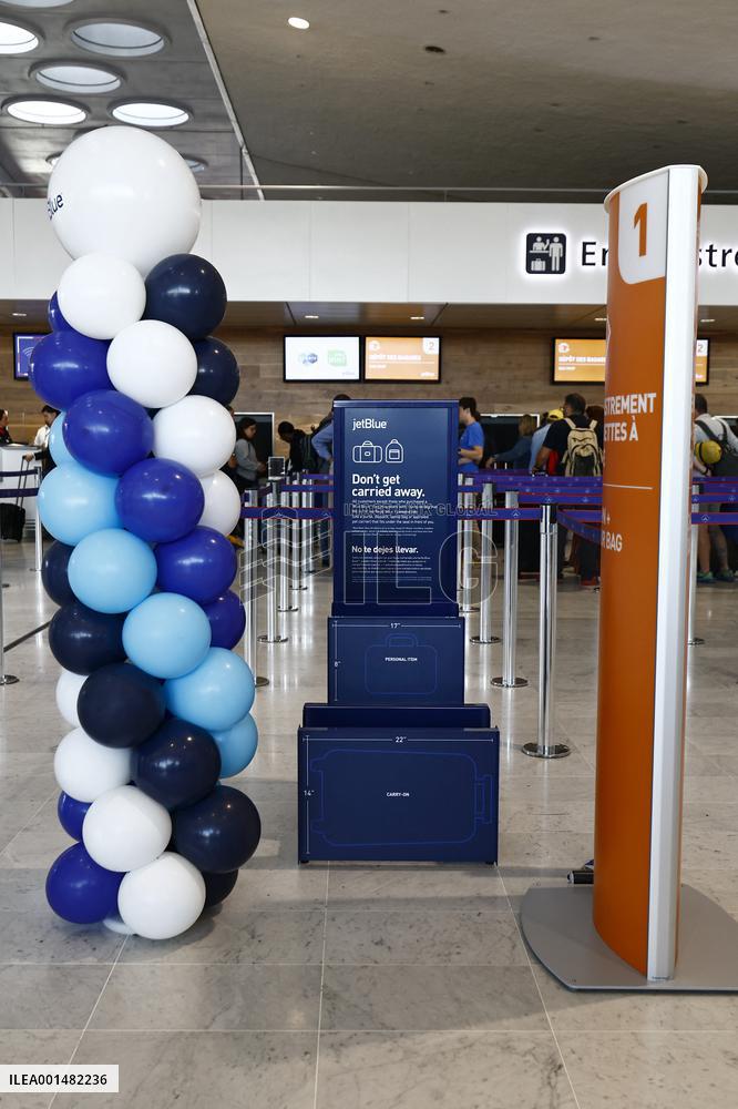 Jetblue Airbus A321 Neo Transatlantic Flight Inauguration - Paris