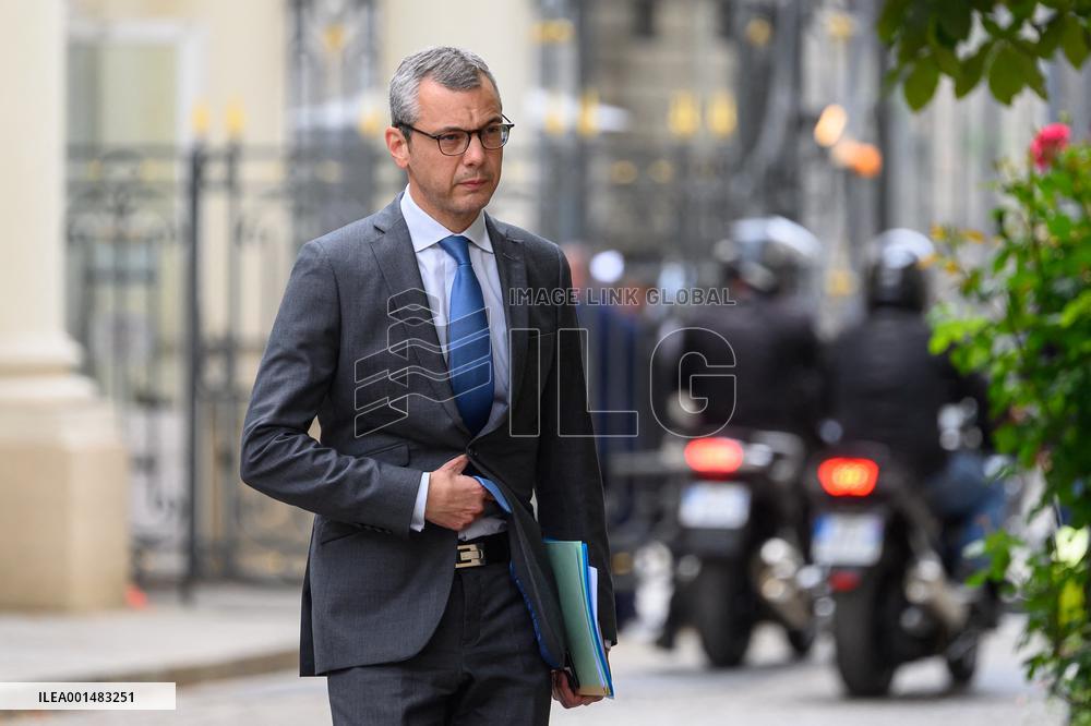 Intermninisterial crisis unit meeting at Interior Ministry - Paris