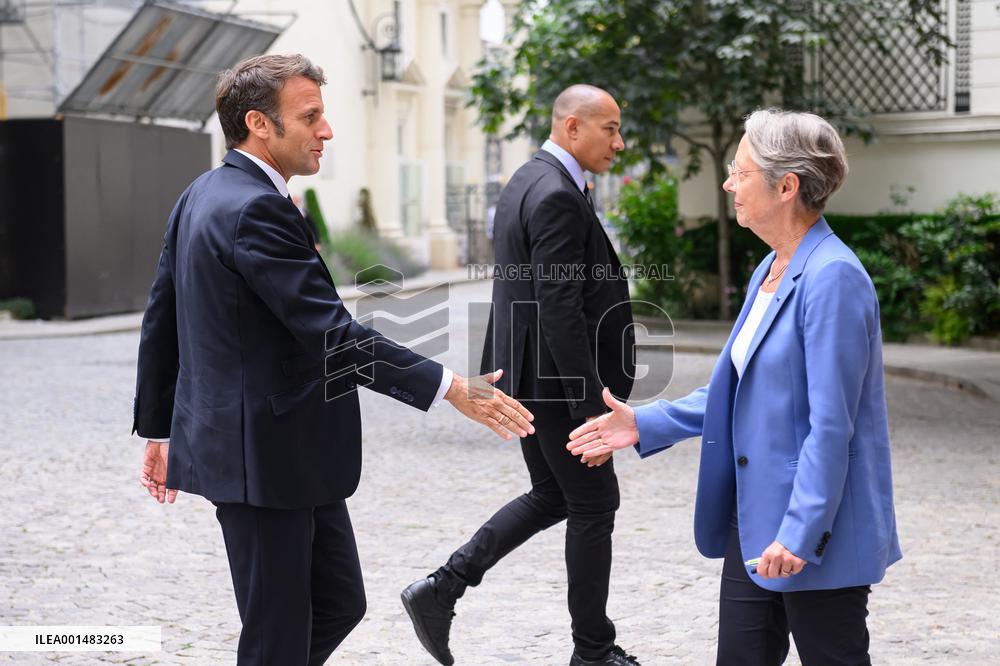 Intermninisterial crisis unit meeting at Interior Ministry - Paris